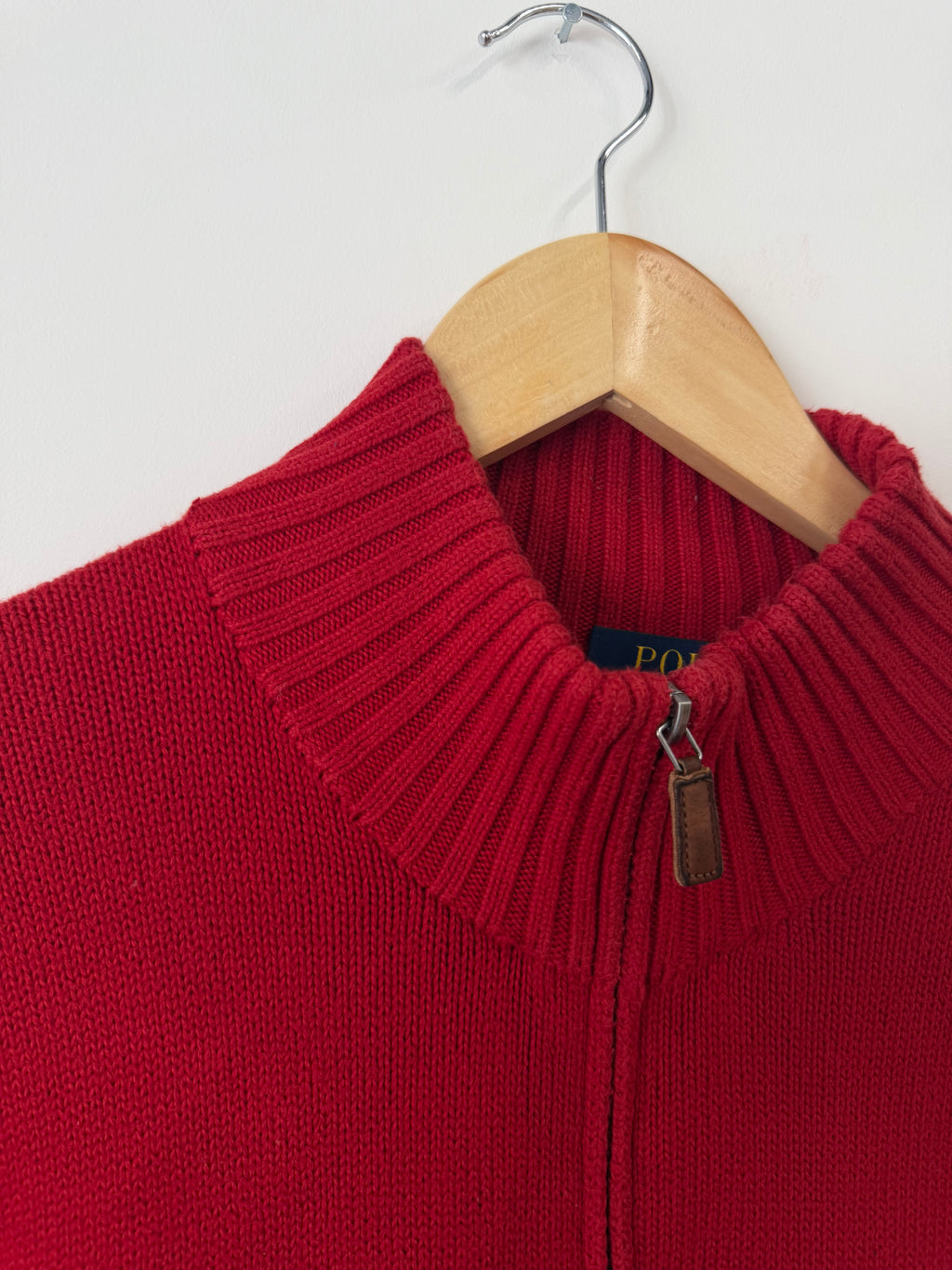 Polo Ralph Lauren Quarter Zip Jumper – Red (Size Men’s UK M)