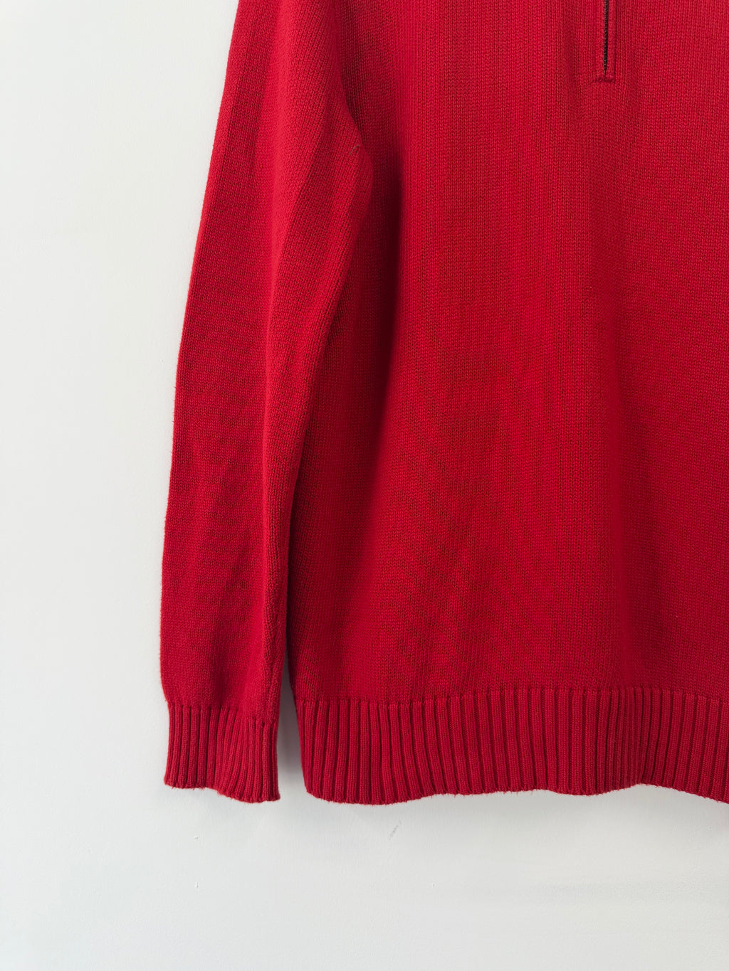 Polo Ralph Lauren Quarter Zip Jumper – Red (Size Men’s UK M)
