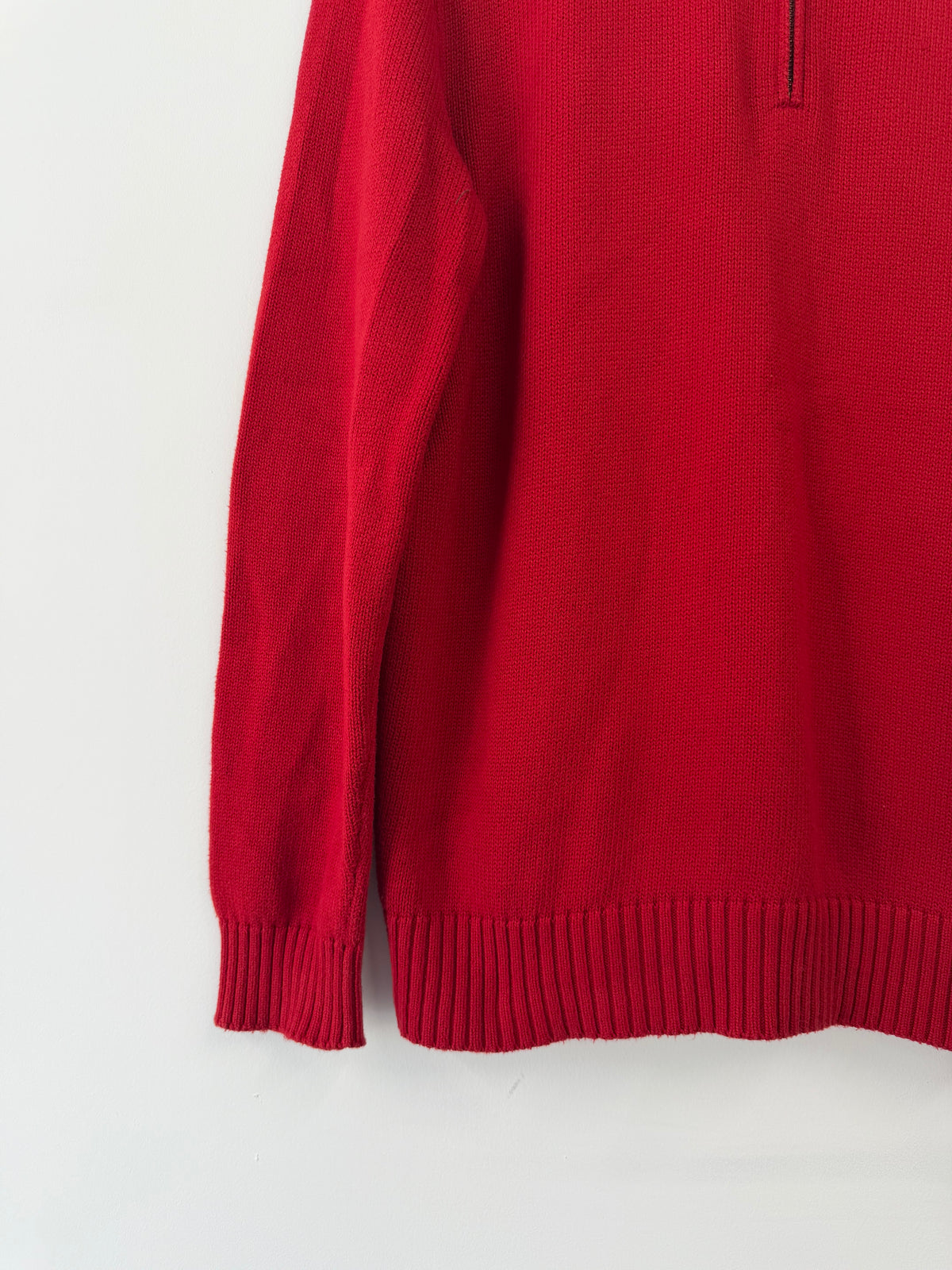 Polo Ralph Lauren Quarter Zip Jumper – Red (Size Men’s UK M)