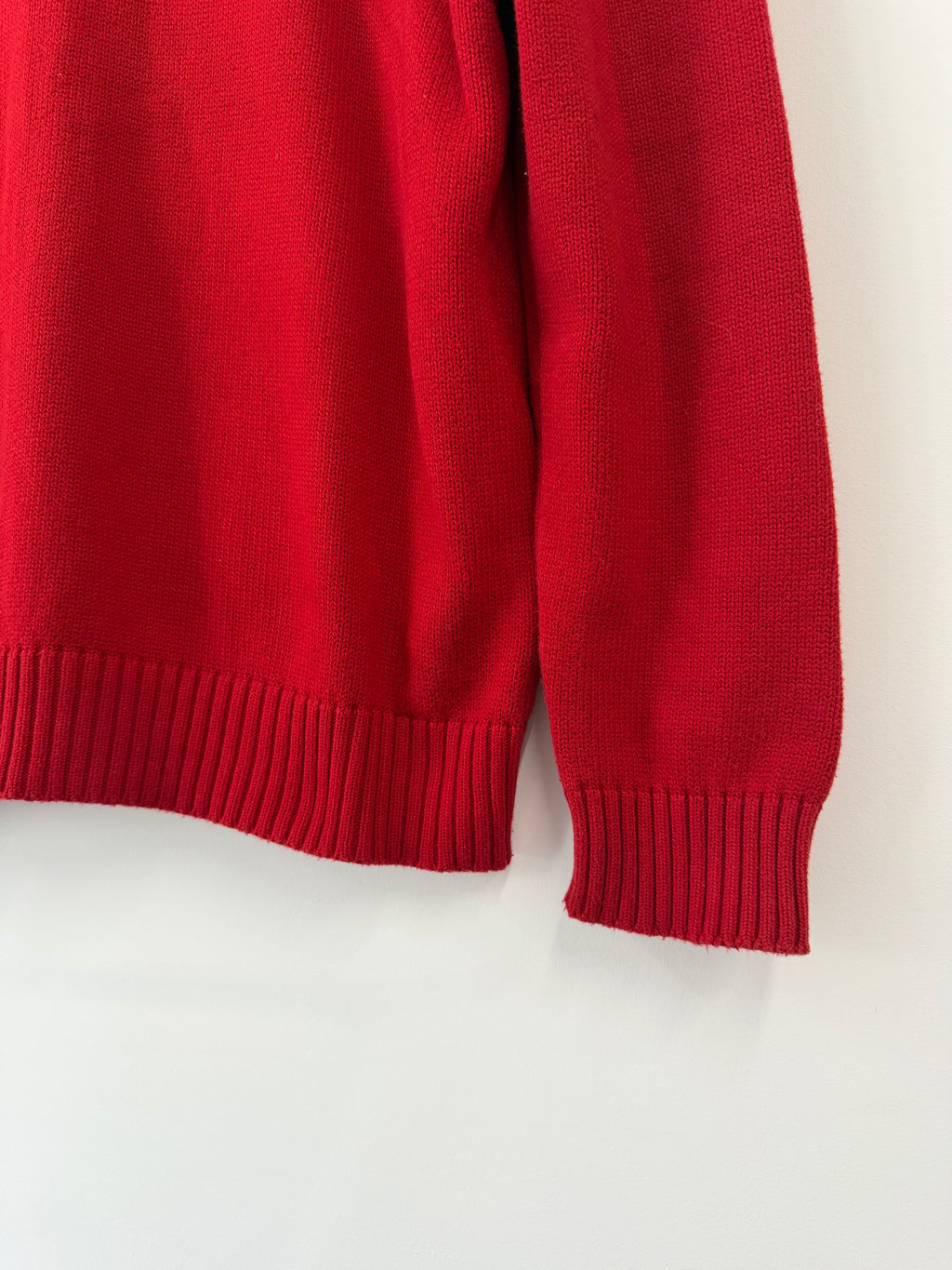 Polo Ralph Lauren Quarter Zip Jumper – Red (Size Men’s UK M)