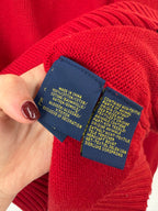 Polo Ralph Lauren Quarter Zip Jumper – Red (Size Men’s UK M)