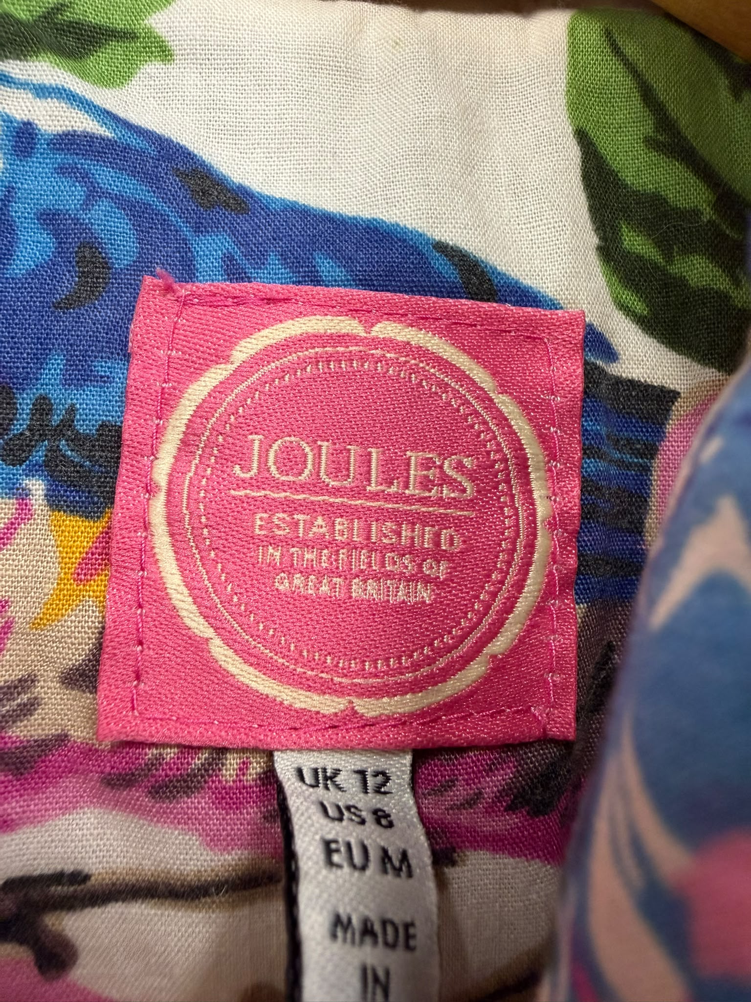 Joules Cream Padded Zip Up Gilet UK 12