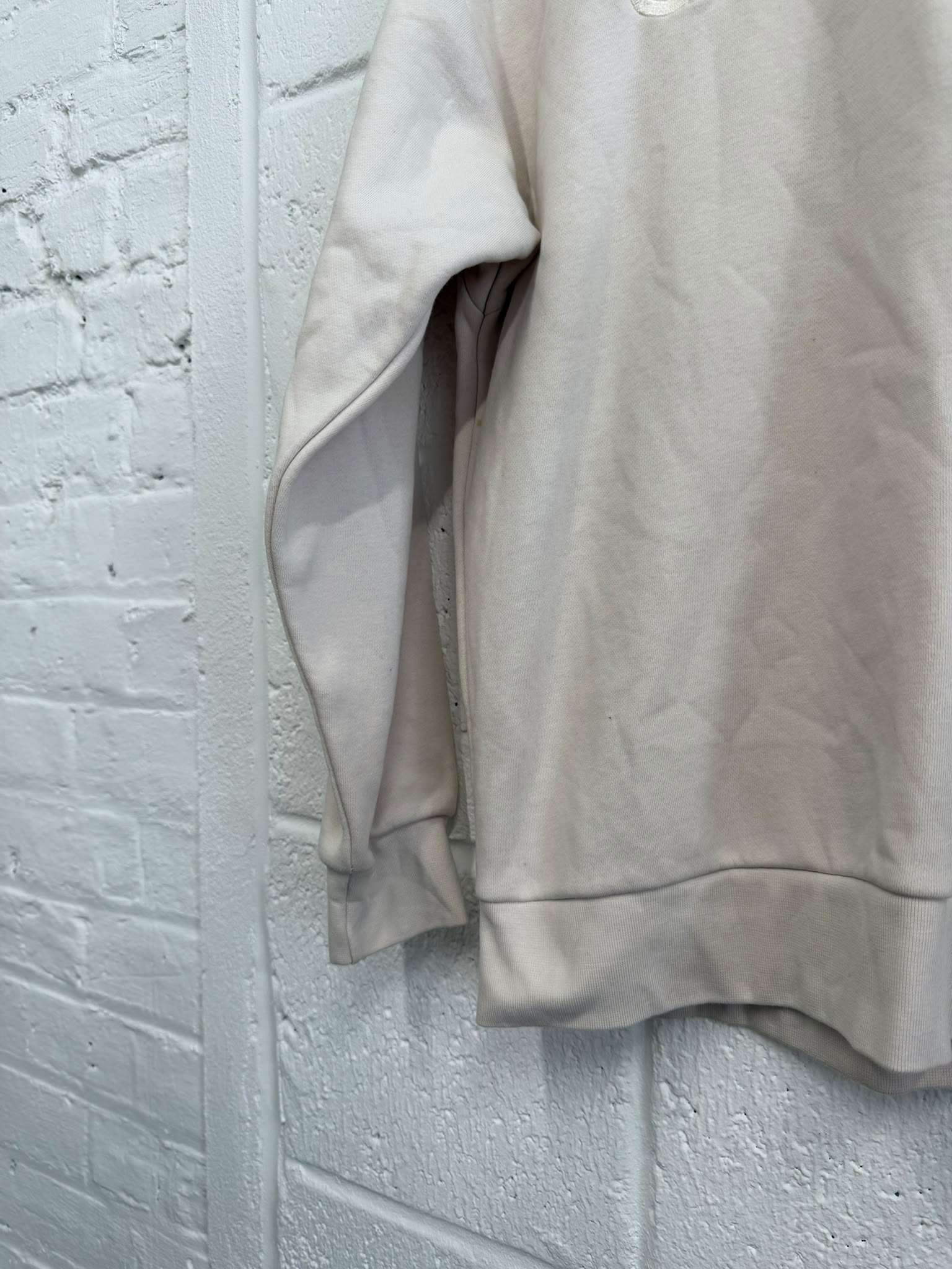 Adidas Cream Pull Over Jumper UK 8