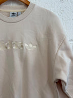 Adidas Cream Pull Over Jumper UK 8