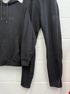 Gym King Black Two Piece Tracksuit UK S