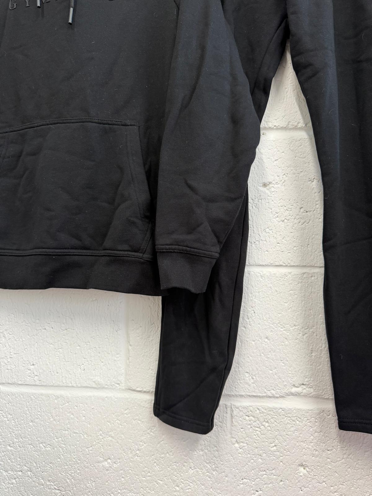Gym King Black Two Piece Tracksuit UK S