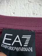Armani Purple/Burgundy Long Sleeve Top / Lightweight Jumper UK M