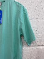 Adidas Turquoise Short Sleeve Activewear Top UK XS