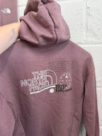 The North Face Mauve/Purple Tracksuit Leggings & Hoodie UK S